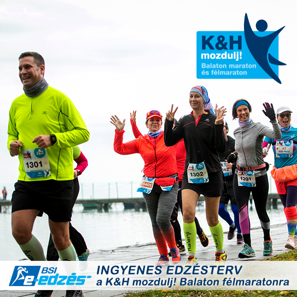  18. K&H mozdulj! Balaton maraton és félmaraton 21 km e-edzés